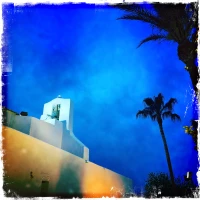 San Carlos Church by Night