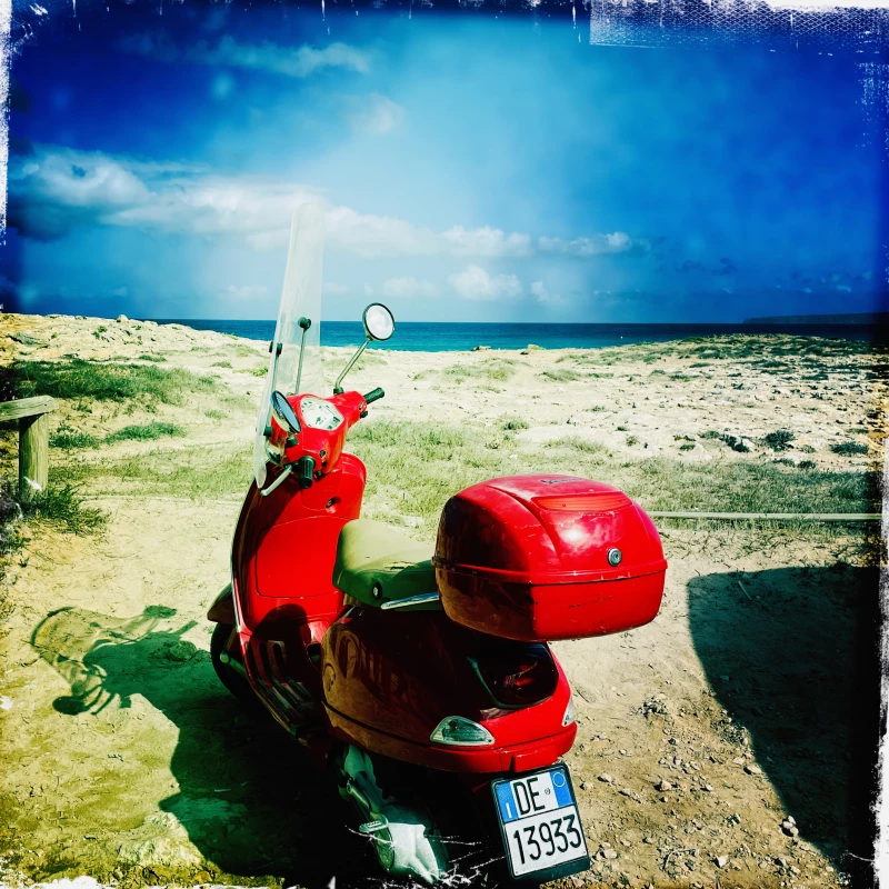 Red Vespa