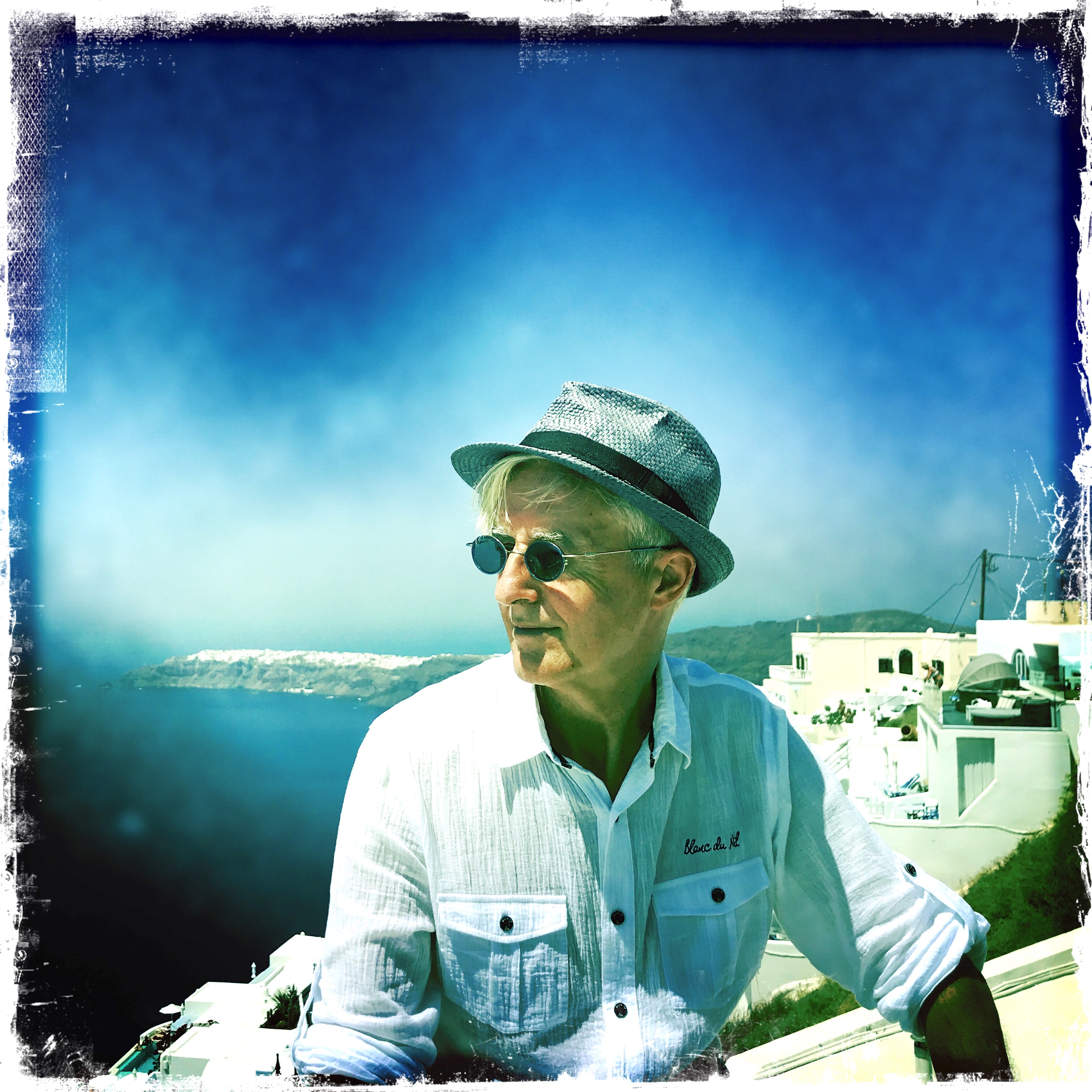 Chris le Blanc on Satorini